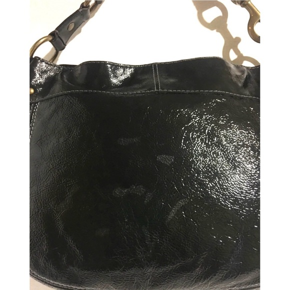 Coach vintage black  patent leather handbag - Picture 3 of 8